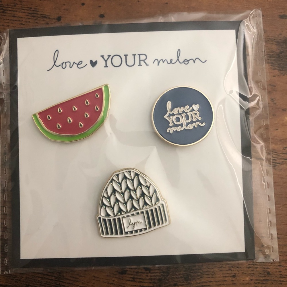 Love Your Melon pins